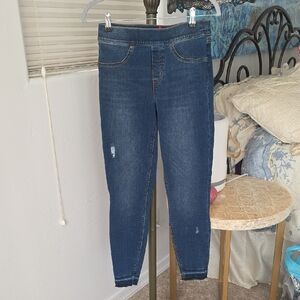 SPANX Dark Blue Stretch Jeggings